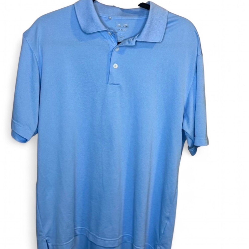 Adidas Golf Climalite Blue Performance Polo Shirt Men’s Small